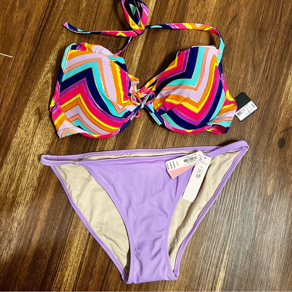 **SOLD** Victorias Secret Swim Suit 36C M Bottoms NWT